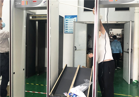 惠州白云派出所使用天鷹TC-800C安檢門